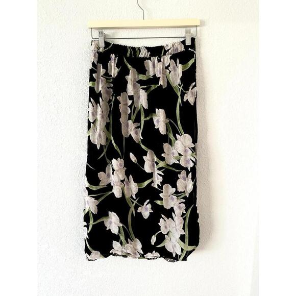 Sag Harbor Women's Skirt Petite Small REVERSIBLE 100% Rayon - Picture 1 of 15